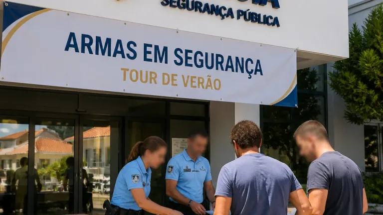 PSP promove atendimento em Alcobaça para regularização de armas e esclarecimento de dúvidas