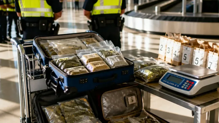 Quatro detidos no Aeroporto de Lisboa com quase 50 kg de produto estupefaciente