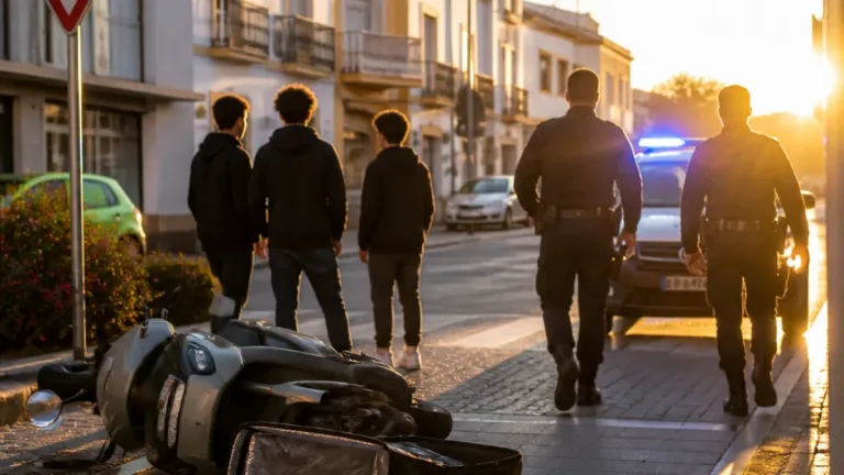 Quatro jovens detidos em Beja por roubo a estafeta que fazia entregas ao domicílio