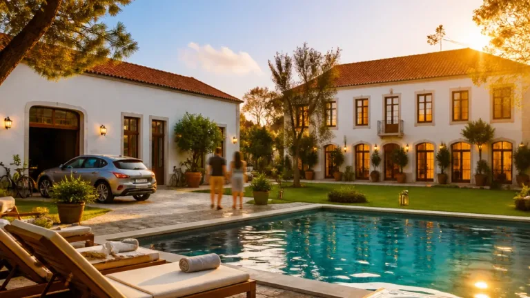 Quinta a meia hora do Barreiro oferece piscina salgada, jacuzzi e alojamento familiar