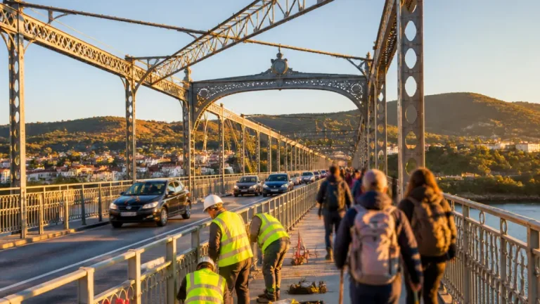 Reaberta circulação na Ponte Eiffel de Viana do Castelo após obras de segurança