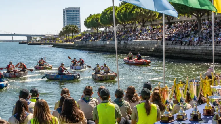 Regata de banheiras anima as margens do Sado em Setúbal com criatividade e público