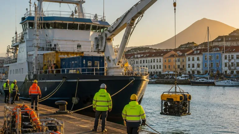 Região recebe navio de investigação que promete reforçar autonomia científica e gestão dos oceanos