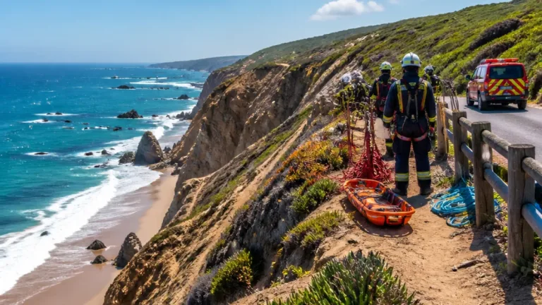 Resgate no Cabo da Roca mobiliza meios em Sintra após queda numa arriba