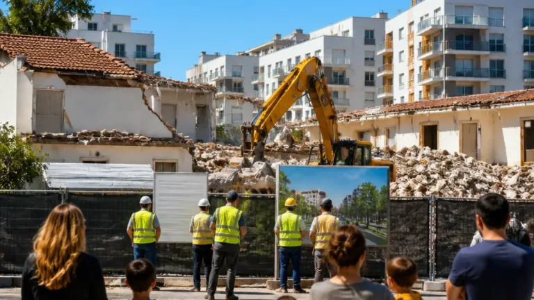 Santarém procede à demolição de construções ilegais em São Domingos para projeto habitacional