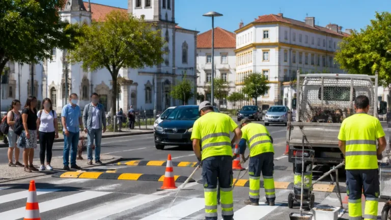 Santarém reforça travessias pedonais no Santarenzinho para aumentar a segurança viária