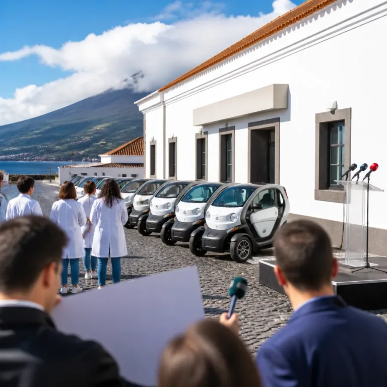 Governo entrega seis viaturas elétricas à Unidade de Saúde da Ilha do Pico no âmbito do PRR