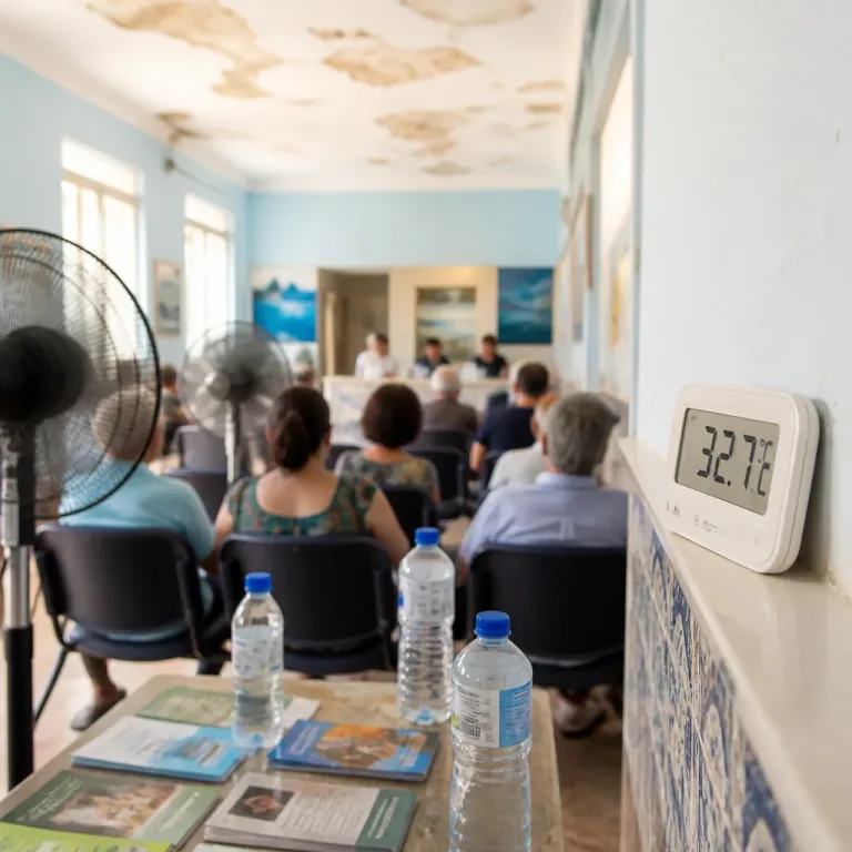 Centro de saúde em Gaia com temperaturas superiores a 32ºC coloca utentes e profissionais em risco
