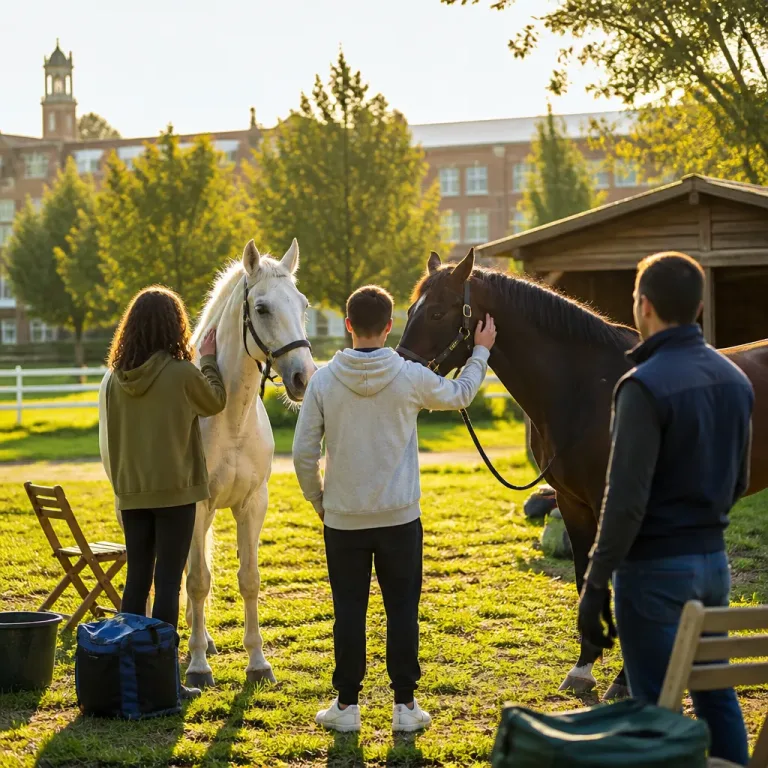 Programa do Politécnico de Coimbra usa cavalos para apoiar a saúde mental de estudantes
