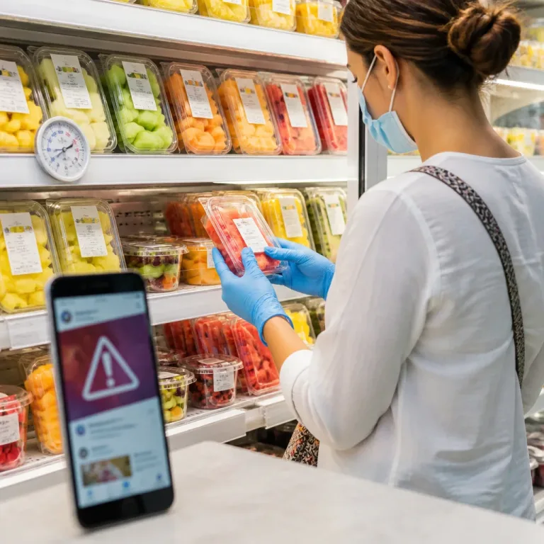 Alerta sobre fruta já cortada nas redes sociais aponta risco de infeção grave