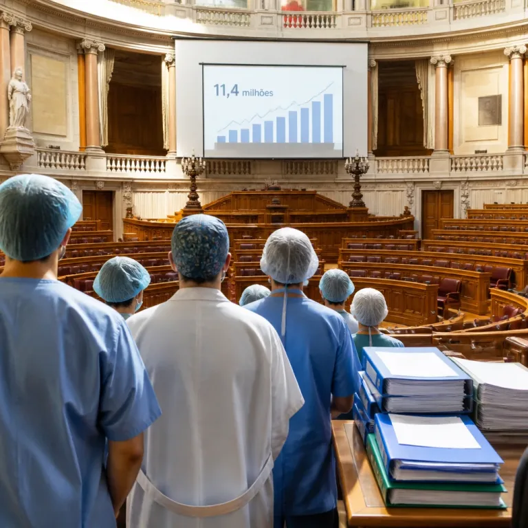 Montenegro responsabiliza governos do PS por pressão aumentada nos serviços de saúde e educação