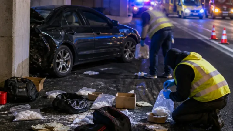 Seixal: despiste na A33 provoca duas mortes e apreensão de grande quantidade de droga