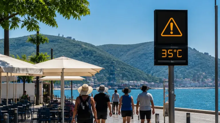 Setúbal enfrenta dias de calor intenso com máximas até 35ºC e aviso amarelo