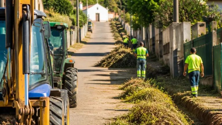 Setúbal promove desmatação preventiva na Rua do Alto das Necessidades para reduzir risco de incêndio