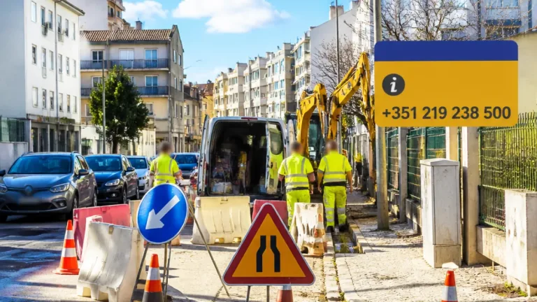 Sintra: corte de trânsito na Rua Costa do Sol entre 7 e 10 de agosto por obras dos SMAS