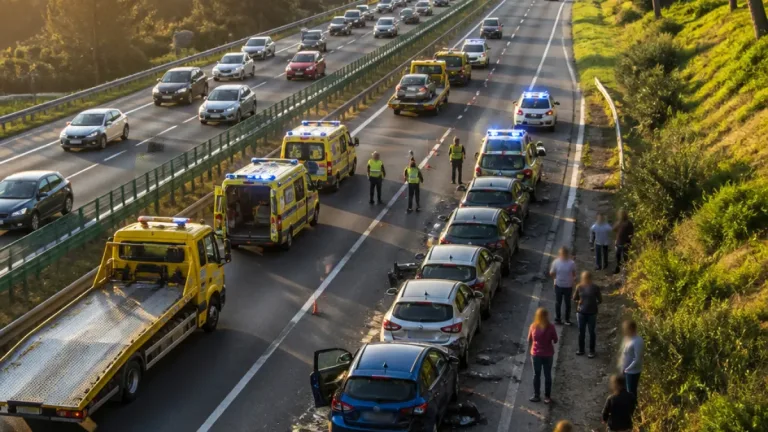 Sintra: IC19 reaberto após batida com oito viaturas que deixou dois feridos ligeiros