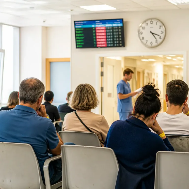 Doentes com pulseira amarela esperam mais de três horas no Hospital Santa Maria