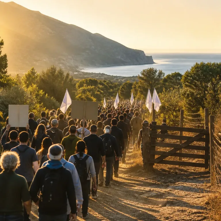 Centenas protestam em Setúbal contra tentativa de apropriação de praias e acessos na Arrábida