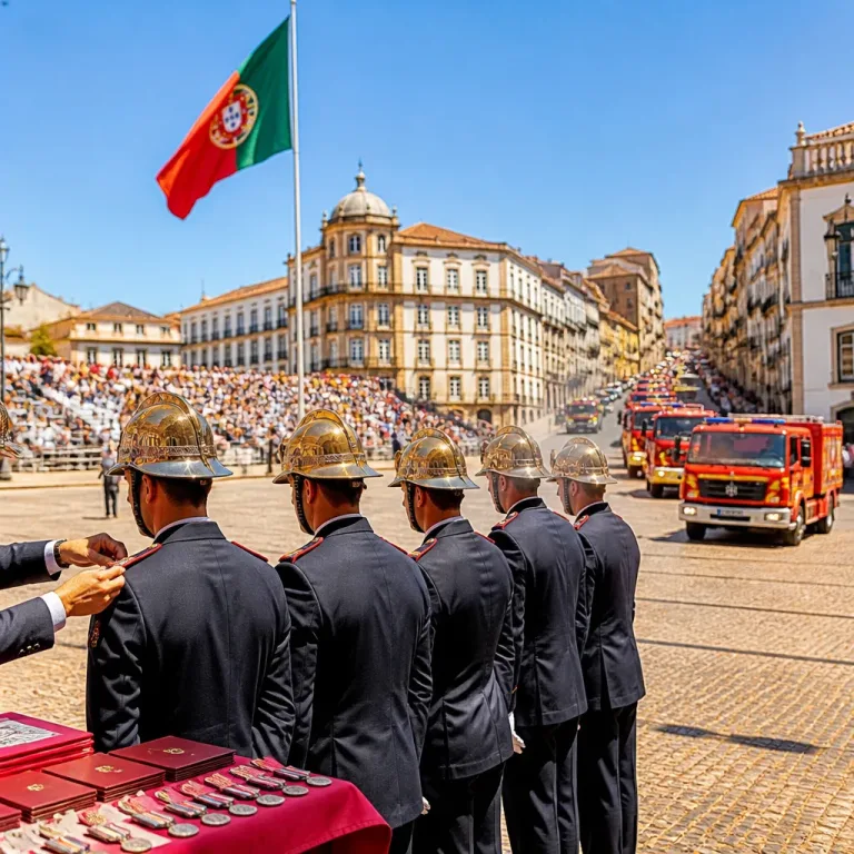 Presidente distingue Bombeiros da Guarda com Grau de Membro Honorário da Ordem do Mérito