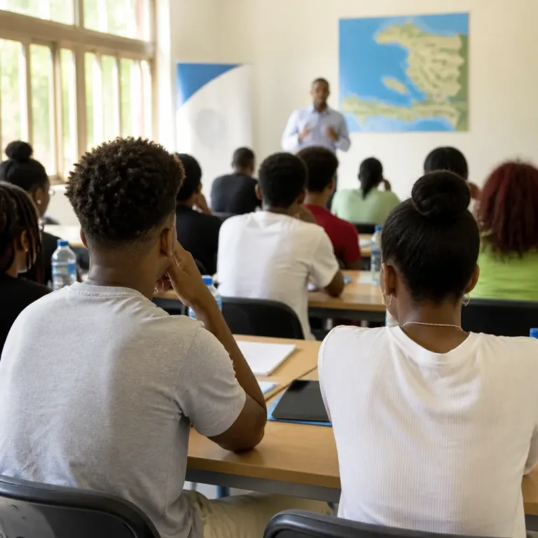 Jovens do Haiti formados para combater a corrupção numa iniciativa apoiada pela ONU