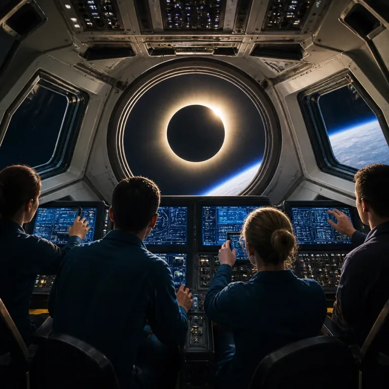 Quatro astronautas da Artemis assistiram a um eclipse solar de 54 minutos em órbita lunar