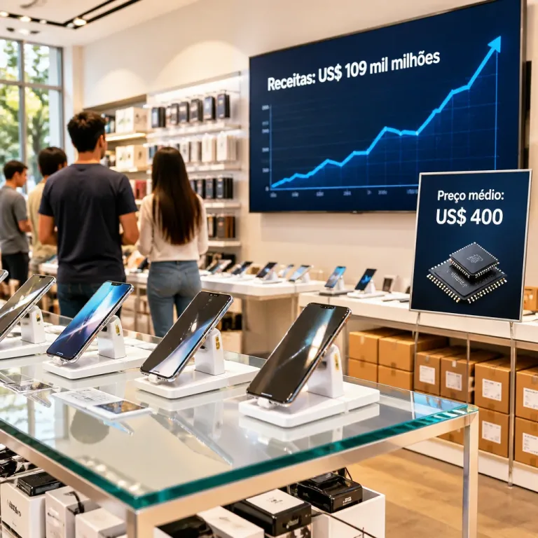 Receitas globais de smartphones sobem para US$ 109 mil milhões graças à subida dos preços