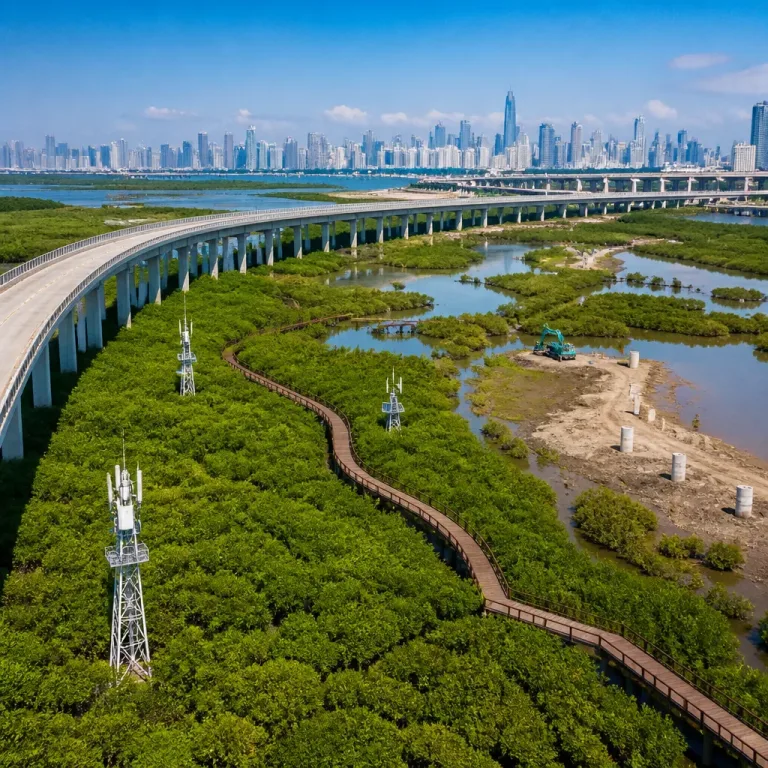 Shenzhen usa tecnologia e planeamento para proteger mangais no centro da cidade