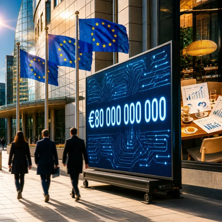 UE mobiliza até 80 mil milhões de euros para potenciar campeãs tecnológicas europeias