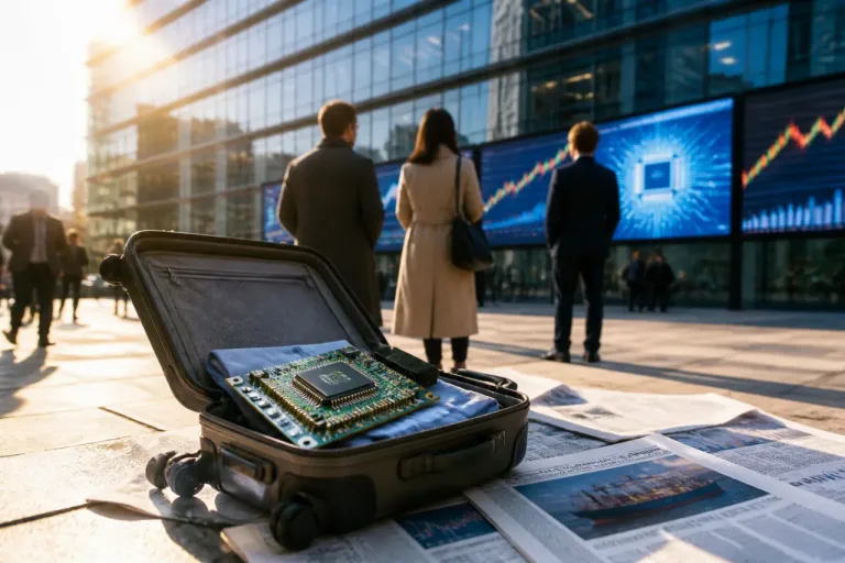 Ações tecnológicas puxam bolsas europeias, enquanto incertezas geopolíticas mantêm atenção ao BCE