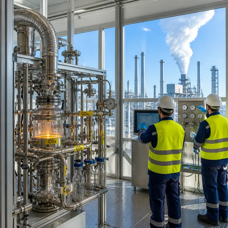 Tecnologia permite converter emissões industriais de CO₂ diretamente em combustível sem purificação prévia