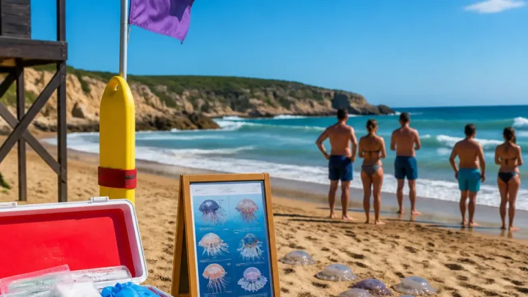 Tomar: o que significa a bandeira roxa nas praias e que cuidados adoptar