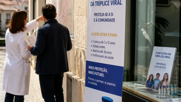 Tomar: orientações sobre a dose extra da tríplice viral devido a surtos em São Paulo