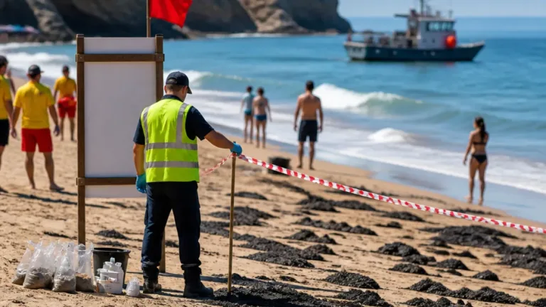 Torres Vedras alerta para partículas escuras encontradas em praias do litoral