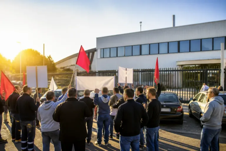 Trabalhadores da Indaqua em greve em Matosinhos exigem igualdade nos aumentos salariais