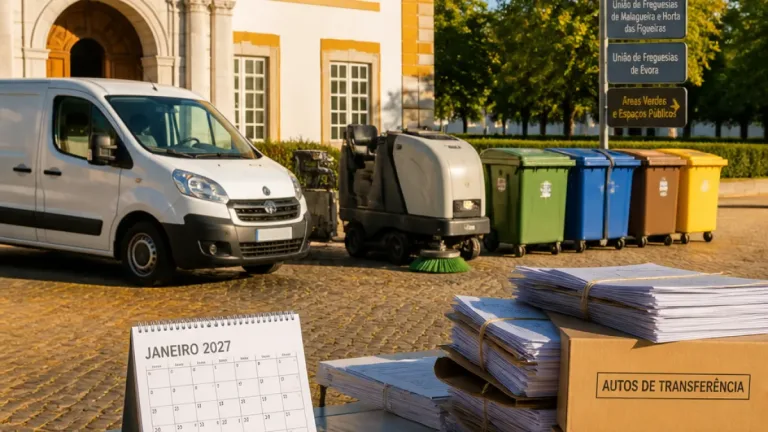 Transferência de competências para freguesias urbanas de Évora só entra em vigor em 2027