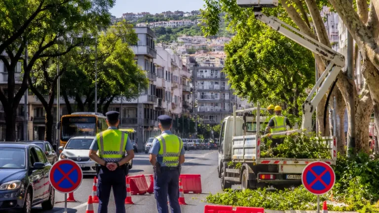 Trânsito condicionado no Funchal durante limpeza de árvores nos dias 14 e 15 de Julho