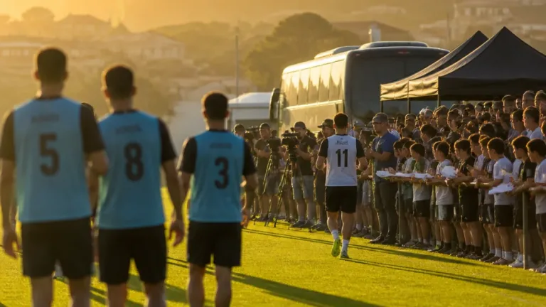 Treino do Sporting em Lagos traz jovem reforço e atrai meia centena de crianças