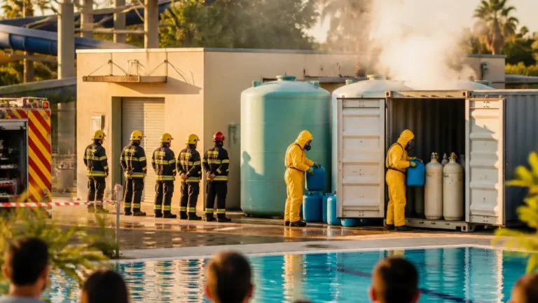 Três feridos graves após libertação de gases tóxicos em parque aquático em Leiria