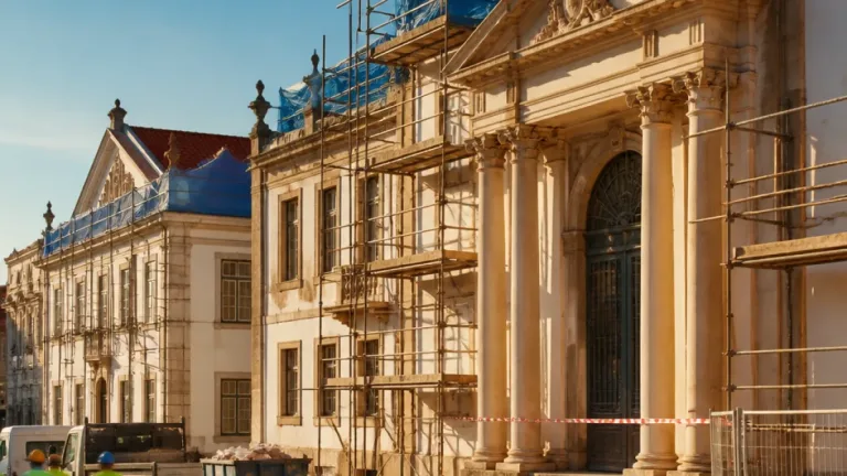 Tribunais da Comarca de Leiria terão obras concluídas até ao fim do ano após danos da depressão Kristin