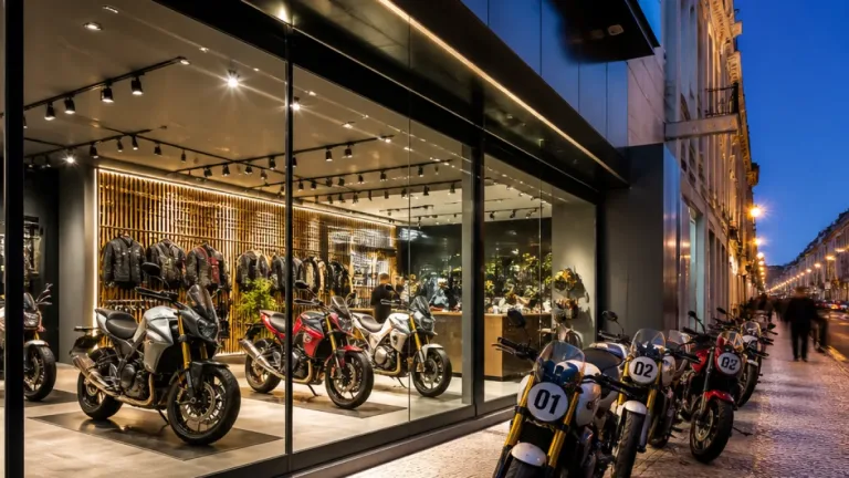 Triumph inaugura concessionário em Leiria com showroom de 220 m² e espaço para test‑rides