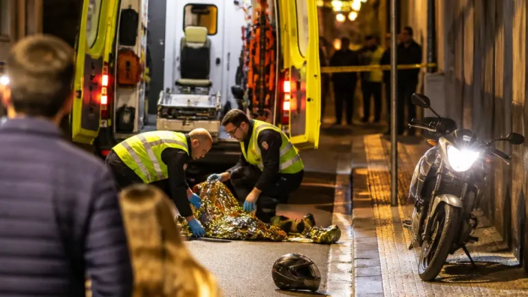 Turista francês ferido no Funchal após alegado atropelamento por mota