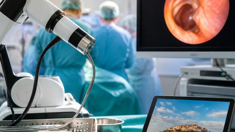 ULS de Coimbra realiza primeira cirurgia endoscópica do ouvido assistida por robô em Portugal