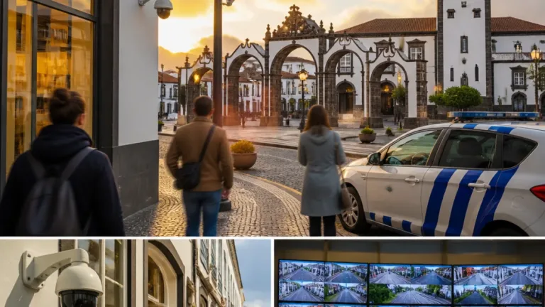 Videovigilância em Ponta Delgada associada a queda da criminalidade no centro histórico