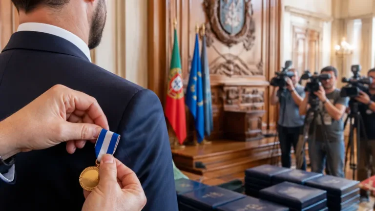 Villas-Boas recebe medalha no Porto e traça prioridades do FC Porto para a época