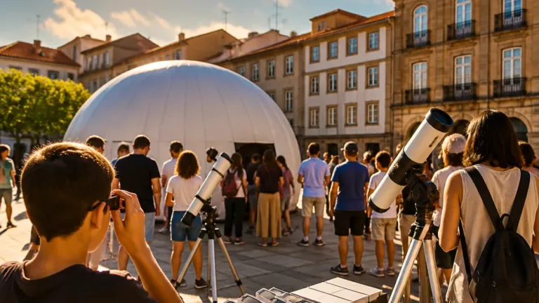 Viseu prepara-se para eclipse com planetário móvel, telescópios e distribuição de óculos