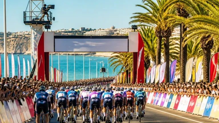 Volta a Portugal traz milhares a Albufeira e destaca Cidade Europeia do Desporto